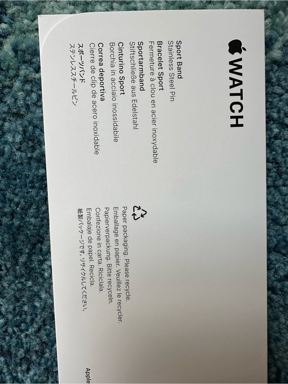 Apple Watch Lush Blush Sport Band 42mm S/M - Picture 4 of 7